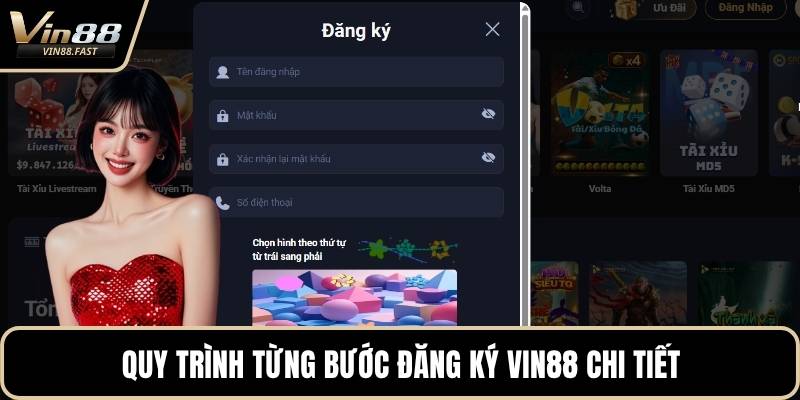 Quy trình từng bước đăng ký VIN88 chi tiết